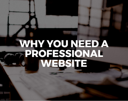 Why you need a professional website