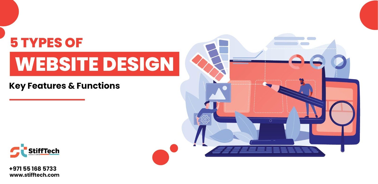 5 Types of Website Designs: Key Features & Functions